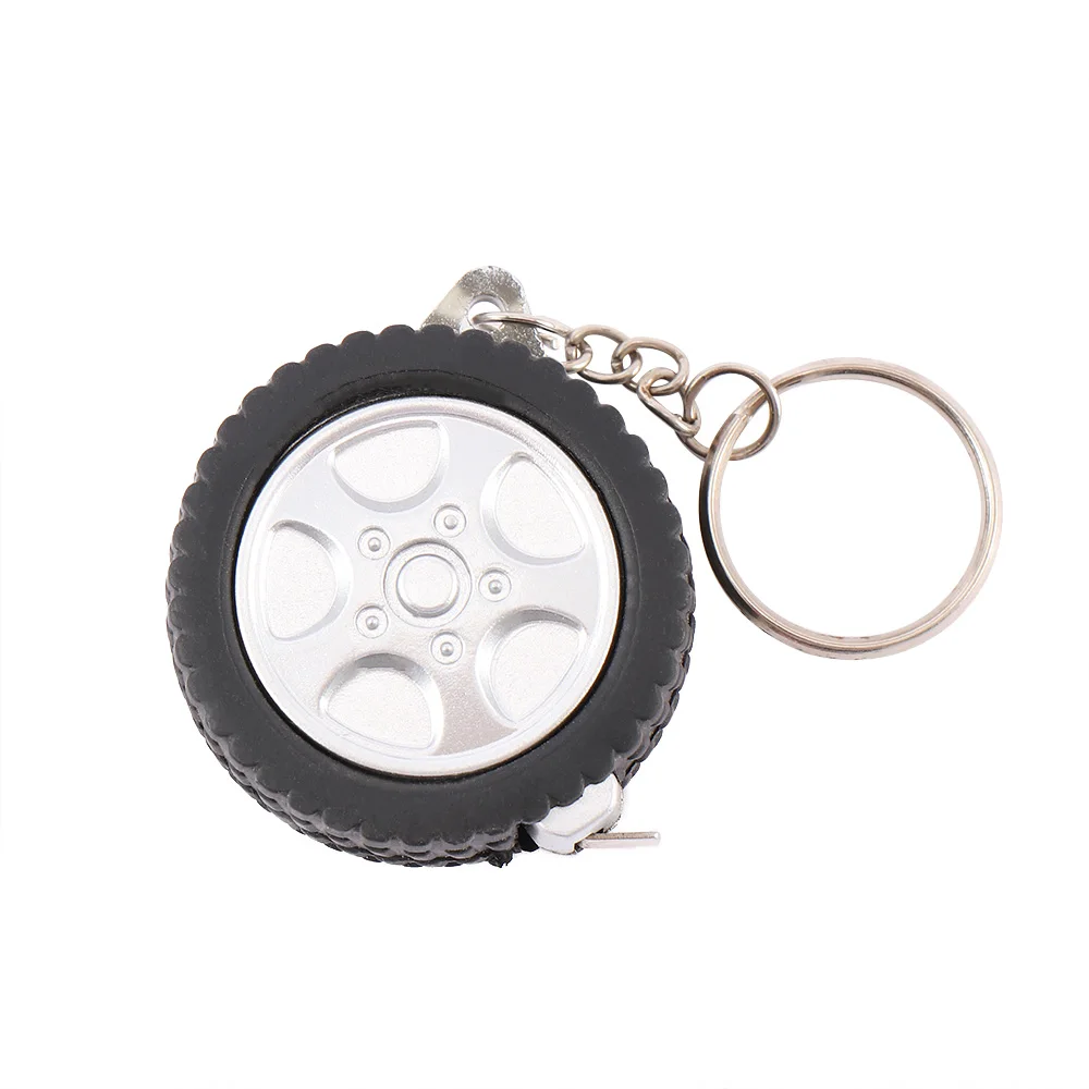 black Color Keychain Tape Measure 1 Meters Quantity Clothing Size Tape Measure Small Tape Measure Keychain