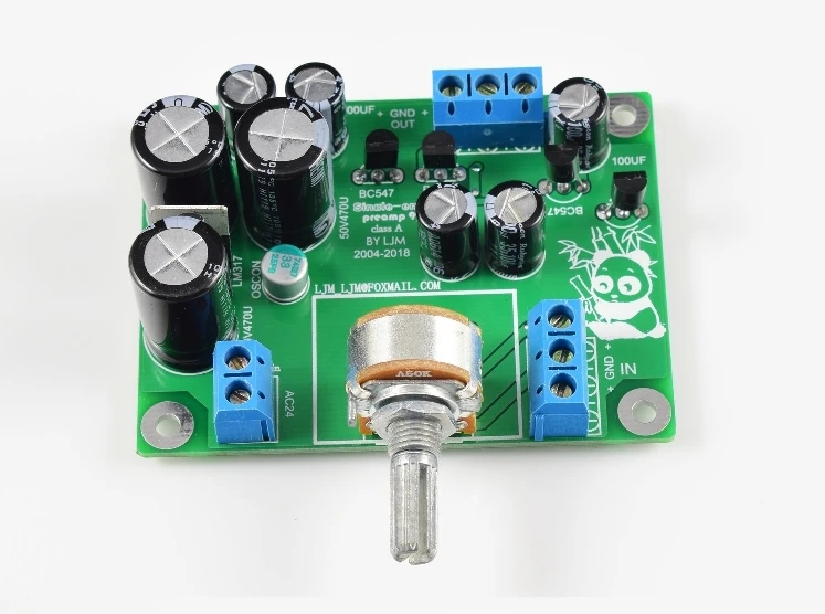 

PREAMP 9 Single-ended Class A Preamp HiFi Transistor Pre-Amp Board by LJM