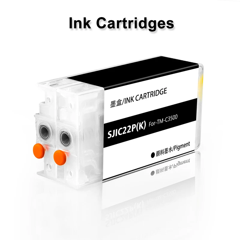 SJIC22P SJIC23P SJIC24P CISS Continuous Ink Supply System Without Chips For Epson C3500 C3510 C3520 TM-C3500 TM-C3510 TM-C3520