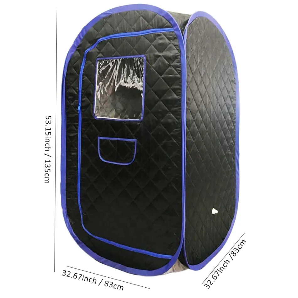 Imagem -06 - Portátil Full Body Sauna Tenda para Maior Tamanho Steamer Bath Room só Cabine Não Incluem Gerador de Vapor