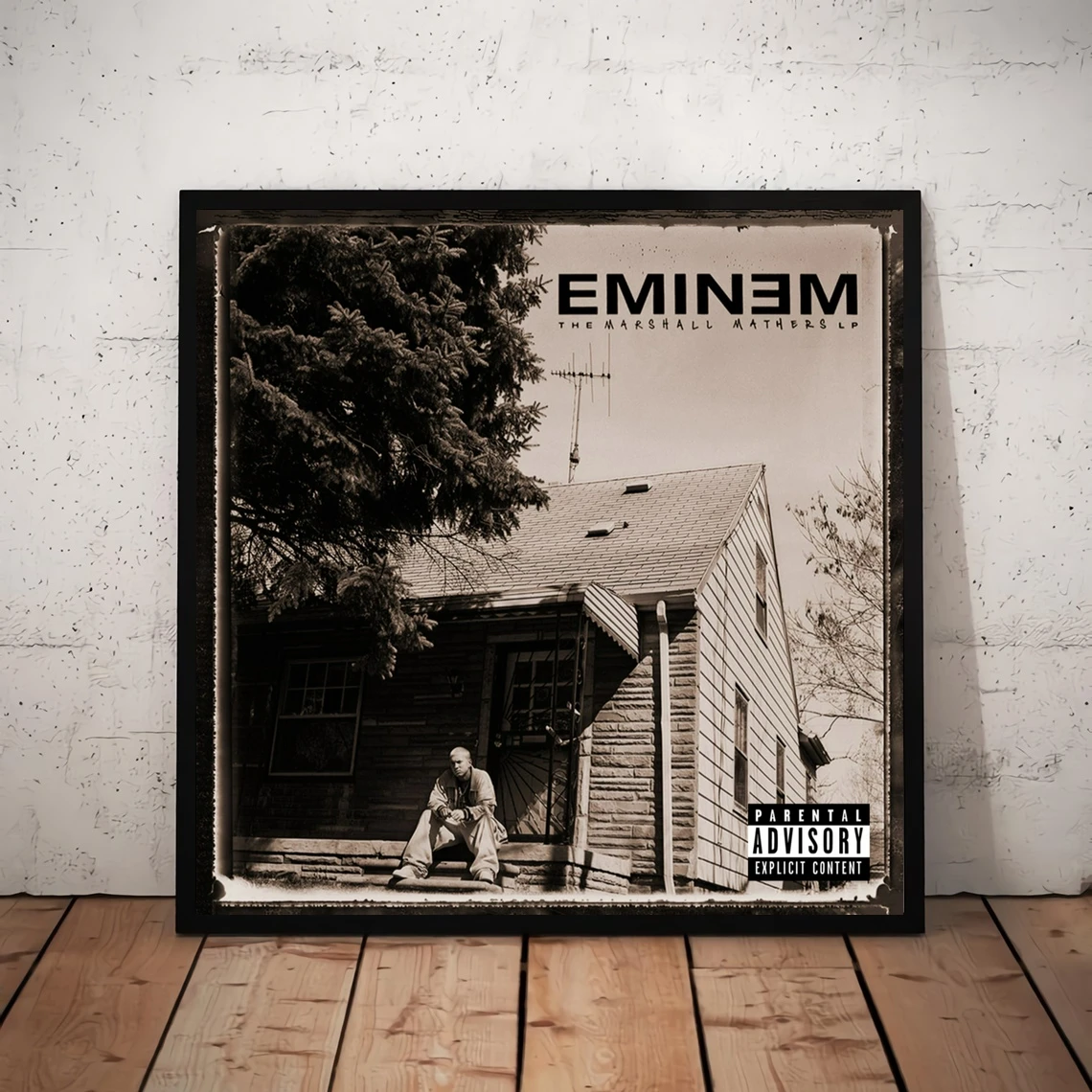 Eminem The Marshall Mathers LP Music Album Cover Poster Canvas Art Print Home Decoration Wall Painting (No Frame)