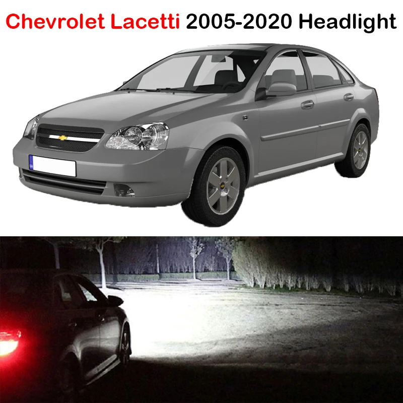 Xlights Car Bulbs For Chevrolet Chevy Lacetti J200 LED Headlights Bulb Low High Beam Canbus Light Lamp Accessories Daewoo Gentra