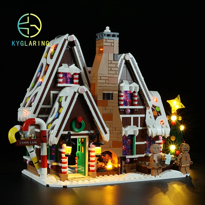 Kyglaring Led Lighting Set DIY Toys For Creator 10267 Gingerbread House (Classic Version) Blocks Building