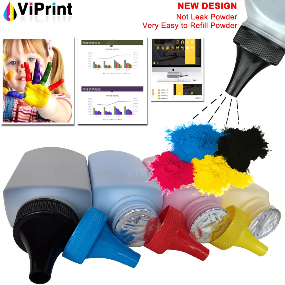 4x Refill Toner Powder TK-5230 Cartridge Reset Chip Kit For Kyocera M5521cdw P5021cdw P5021cdn M5521 P5021 Laser Printer