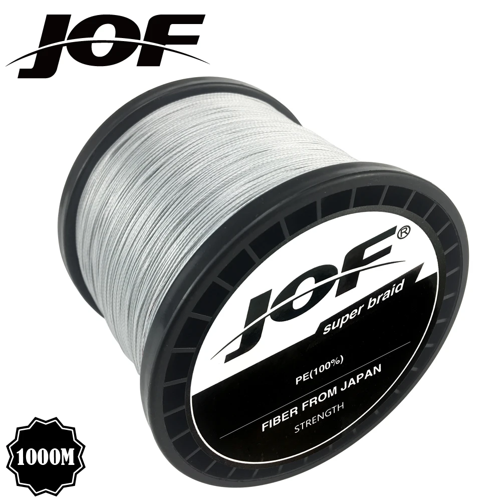 JOF 8 Braided Fishing Line - Length:100m-1000m, Diameter:0.18mm-0.5mm,size:22-88lb Japan PE braided line