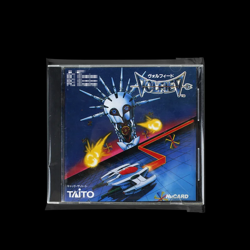 100 pz NEC PC Engine HuCard Jewel Case Game Box Protector manica richiudibile OPP termoretraibile avvolgere sacchetti di plastica per Turbografx16 Cartri