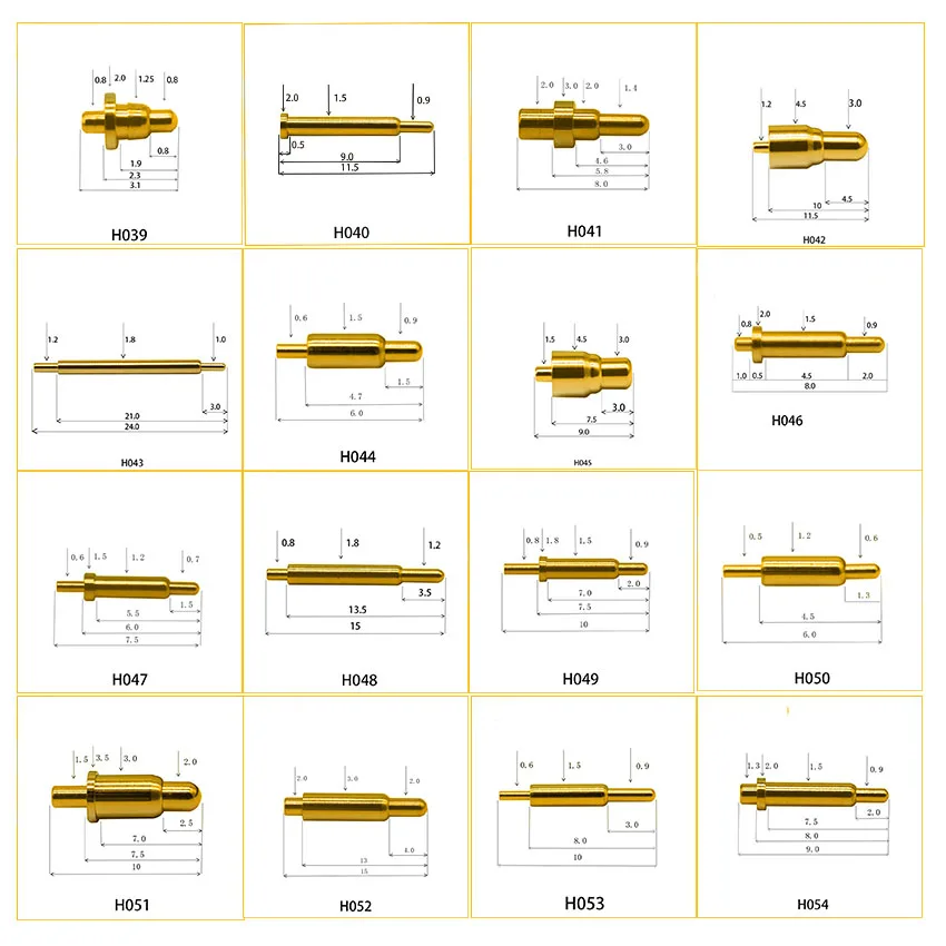 1Pcs High Current Spring Loaded Pogo Pin Male Female Connector Power Heavy Current Battery Connector POGOPIN Header Charge 39-54