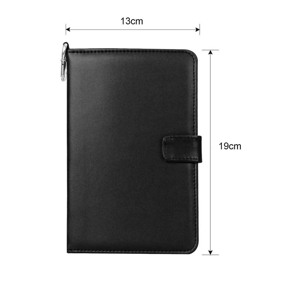 Deluxe Leather Golf Scorecard Holder Set Notebook Accessories Equipment