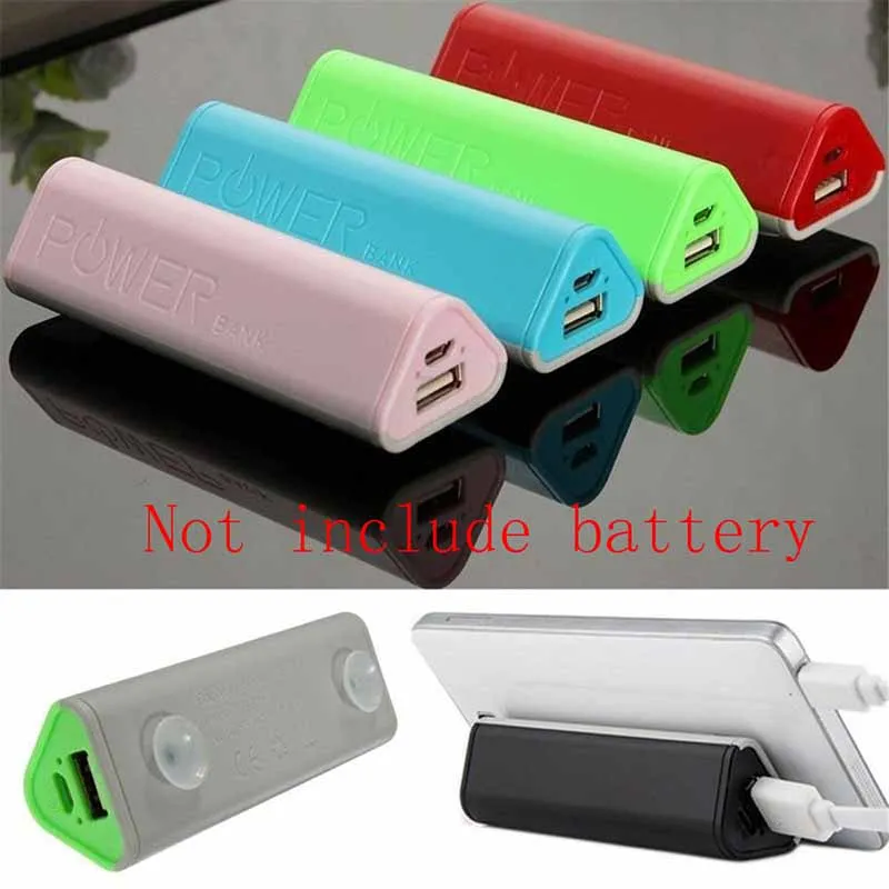 2600mah Power Bank 18650 DIY KIT Battery Charger Powerbank Box 18650 Case Mobile USB Charger For Phone Power Bank (No Battery)