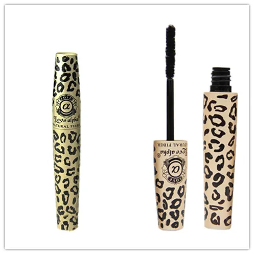 3D Faser Wimpern Wilden Leopard Mascara Wasserdicht Natürliche Liebe Wie Alpha Umpflanzen Gel Kosmetik Make Up