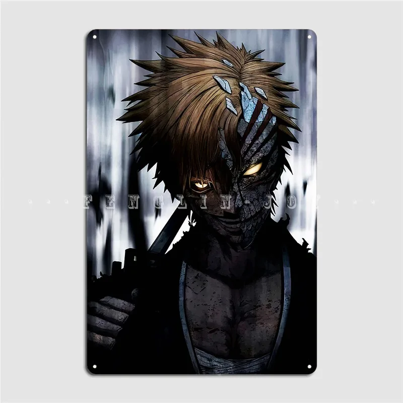 Bleach Ichigo Metal Sign Wall Plaque Printing Club Home Home Tin Sign Poster