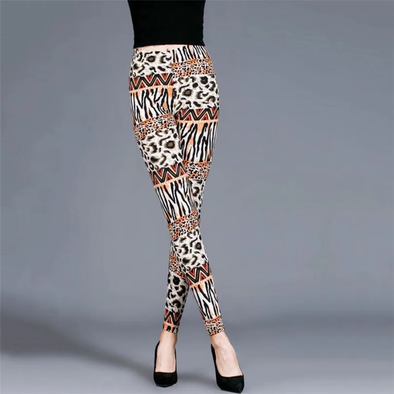 YSDNCHI Sports Workout Leggings Leopard Printed Pants Sexy Push Up Trousers Women Clothes DropShipping