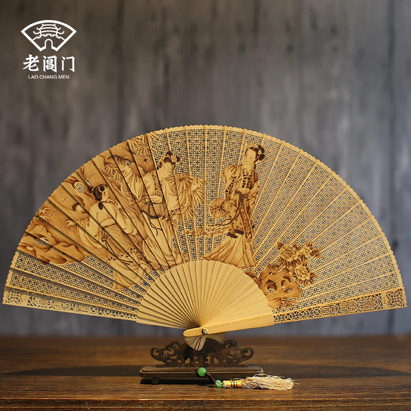 |in suzhou classical gift fans collectables - autograph crafts sandalwood fan fan Chinese wind restoring ancient ways