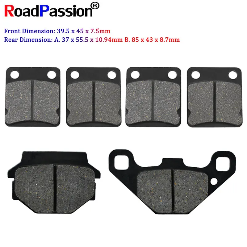 Motorcycle Parts Front Rear Brake Pads Disks For SUZUKI LT-A500 Vinson 4WD Auto LT-A 500 LTA500 LTA 500 LT-F 500 LT-F500 LTF500