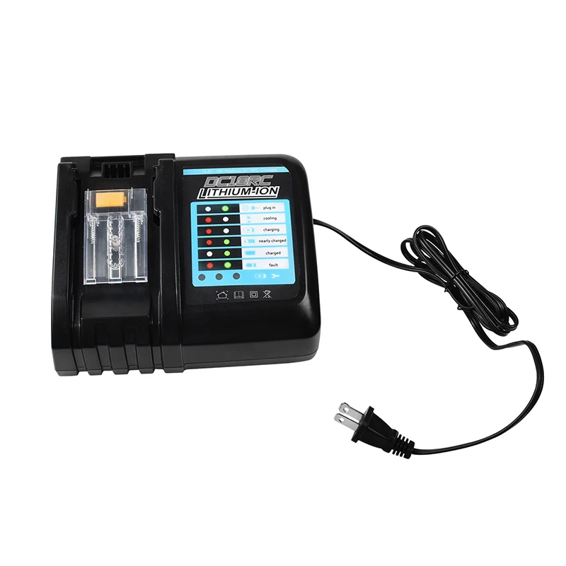 Bonacell charg For Makita 14.4V-18V 리튬 배터리 전체 전압 정전류 충전 배터리 온도 감지 충전기