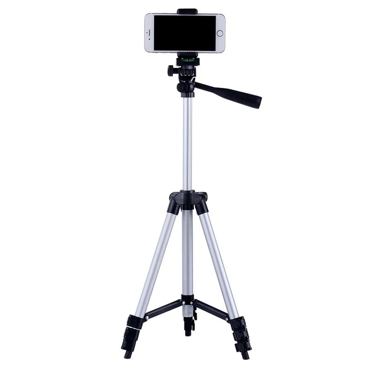 حامل ثلاثي للهاتف 59 بوصة حامل ثلاثي القوائم خفيفة الوزن مع بلوتوث عن بعد/حامل هاتف ، ترايبود للهاتف المحمول الهاتف الذكي Gopro الكاميرا