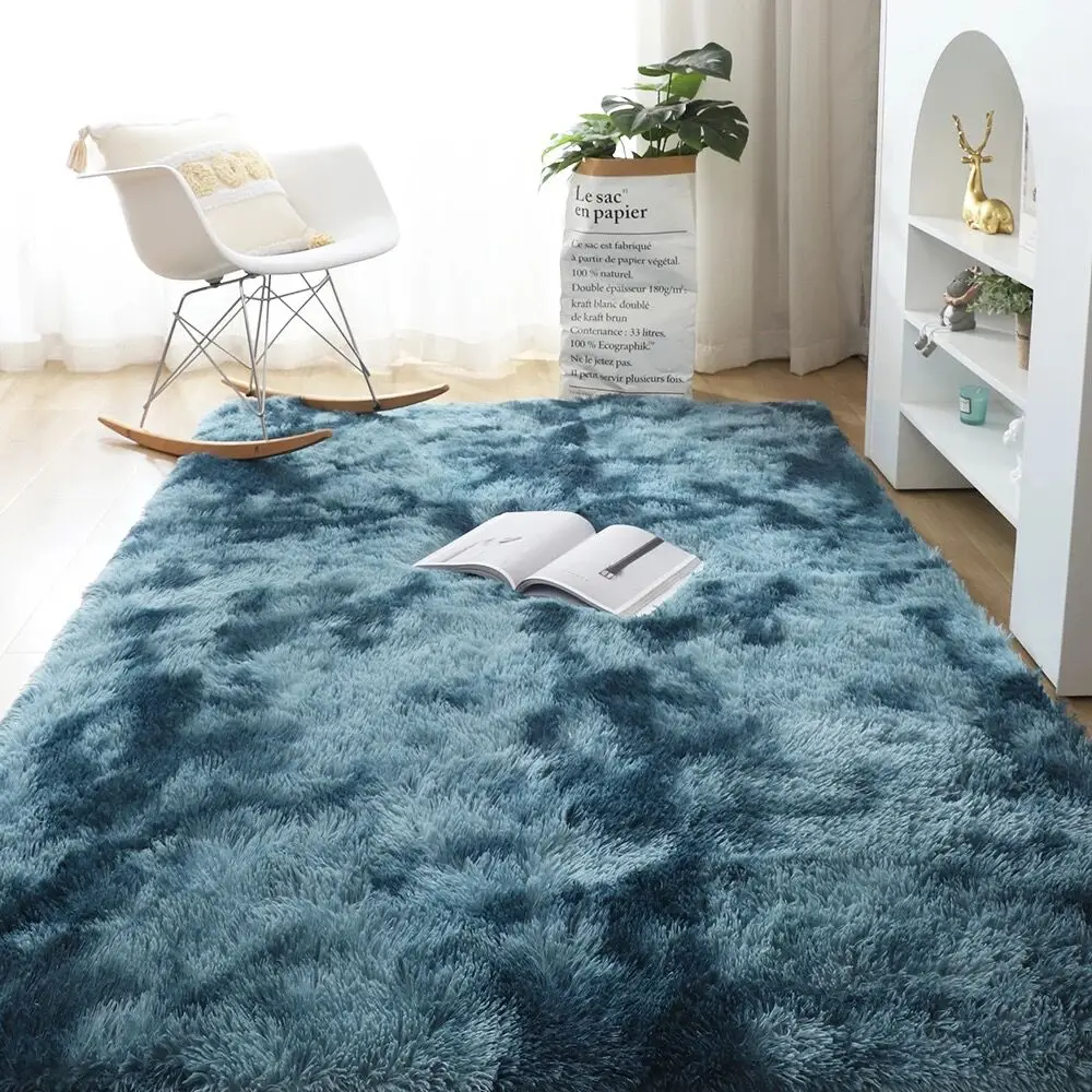 Living Room Large Carpet 160x230 Soft And Fluffy Long Hair Carpets Corridor Balcony Laundry Room Bedroom Tatami Non-slip Mats