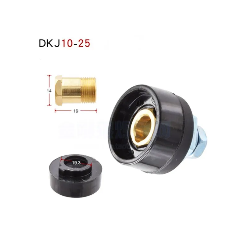 Europe Welder Quick Fitting Male Cable Connector Socket DKJ 10-25 50-70 Plug Adaptor Female Insert Welding Accessories