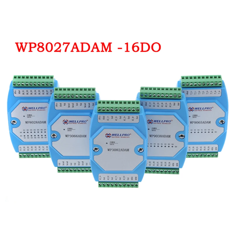 Módulo de salida Digital, interruptor, aislado, 16 canales, DO MODBUS communication-WP8027ADAM