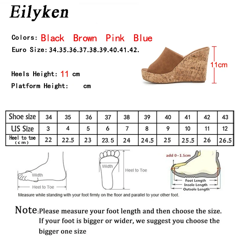 Eilyken 2024 New Summer Casual Cozy Platform Wedges Heels Slippers Ladies Fashion Open Toe Roman Women\'s Sandals Shoe Size 36-43