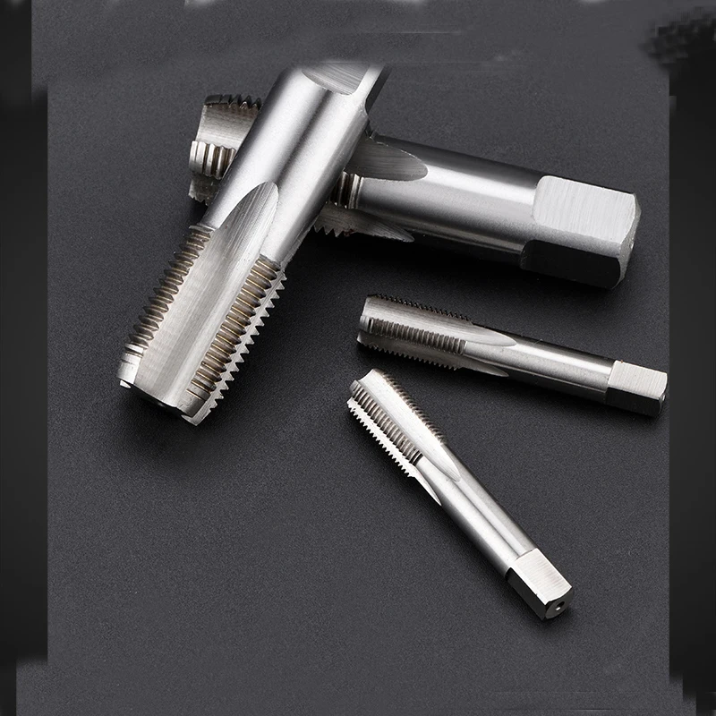 Pipe Thread Taps HSS Tapping Tube Tap NPT PT RC ZG  For Metalworking Tool Straight Flute Hand Screw Tap Machining British Inch