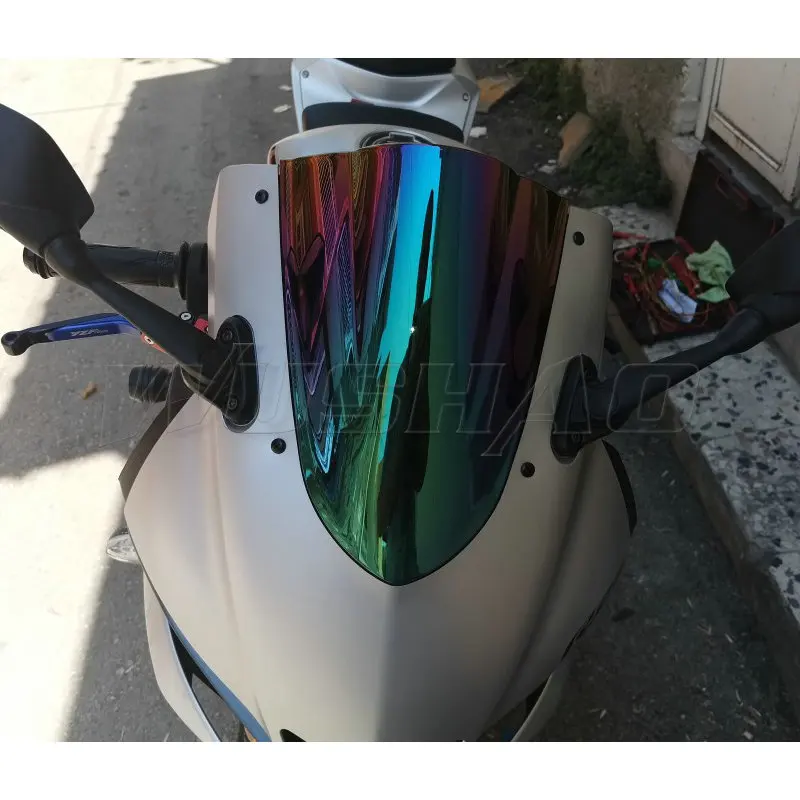 

Motorcycle Windshield Windscreen Screen For 2019 2020 2021 2022 2023 2024 Yamaha YZF-R25 YZF R25 250 YZF-R3 R3 320 Smoke Black