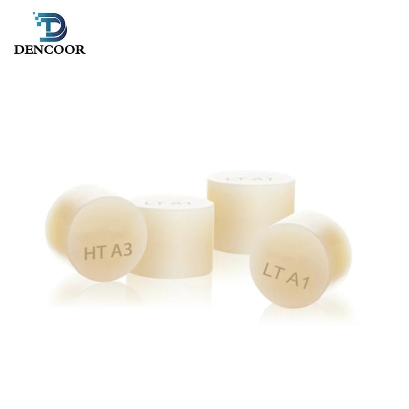 10 pieces DENTAL LITHIUM DISILICATE Glass ceramic Ingot  (PRESS) HTA1.HTA2.HTA3.HTB1.HTB2