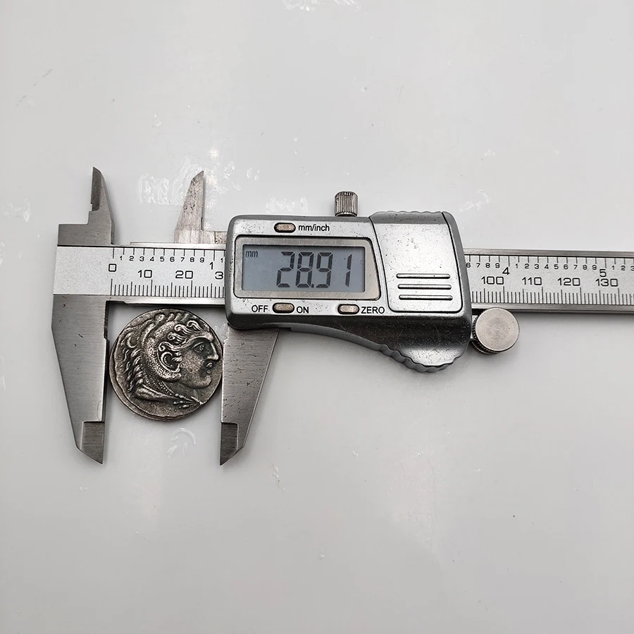 اليونان القديمة 4-دراشما تذكارية عملة جمع تذكارية ديكور المنزل الحرف سطح المكتب الحلي هدية #3