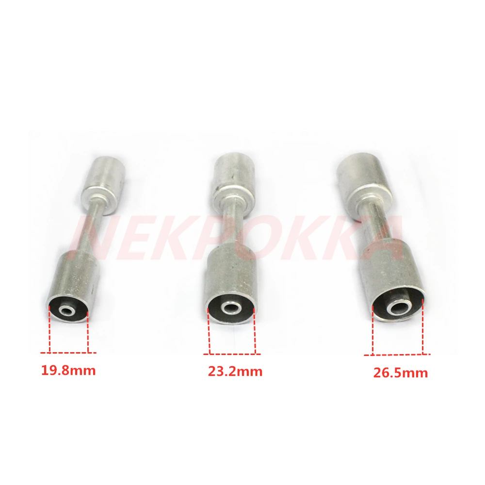 Aluminum connectors for refrigeration hose systems,Air conditioner refitting hose connector,Pipe Hose extension fixed connector