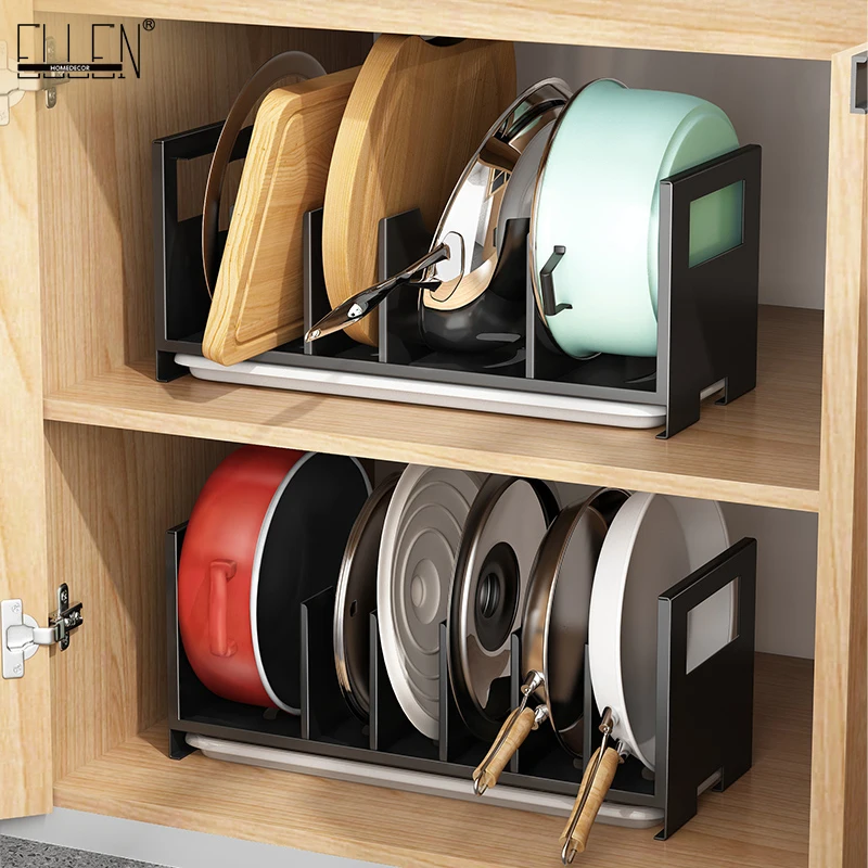 ELLEN Multifunction Kitchen Storage Cabinet Tableware Storage Combination  Knives Holder Pot Holder EL606