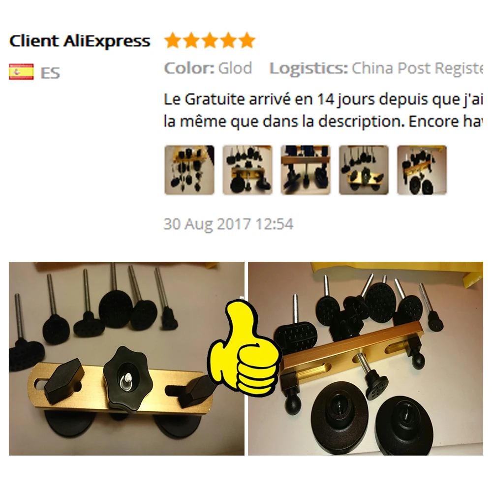 7Pcs Auto Repair Hand Tool Sets Auto Brug Dent Lijm Puller Tabs Remover Repair Hand Tool Kit Set