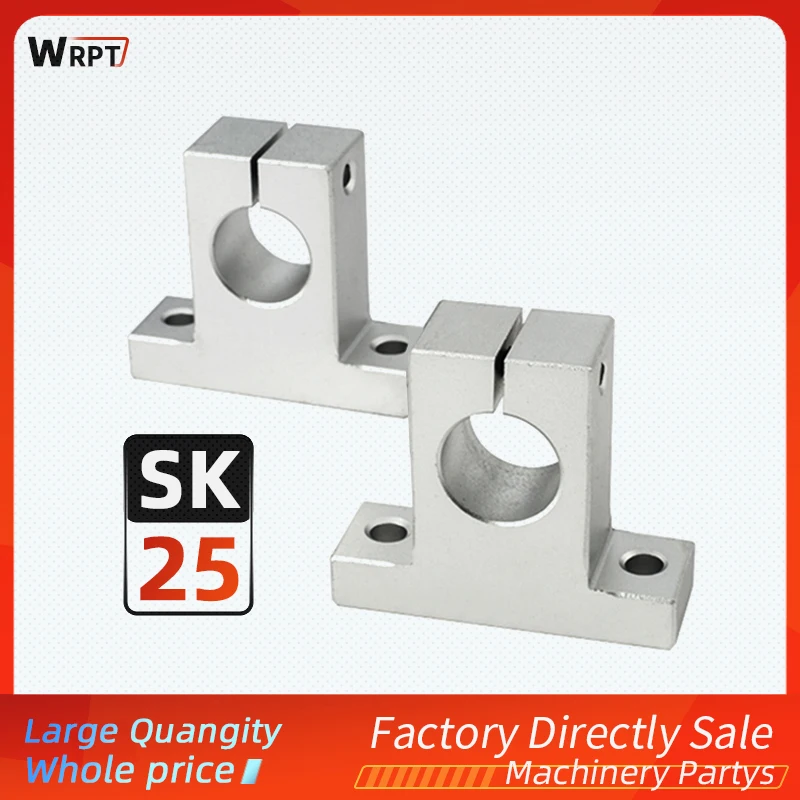 

SK25 25mm Linear Bearing Rail Shaft support XYZ Table CNC Router SH25A