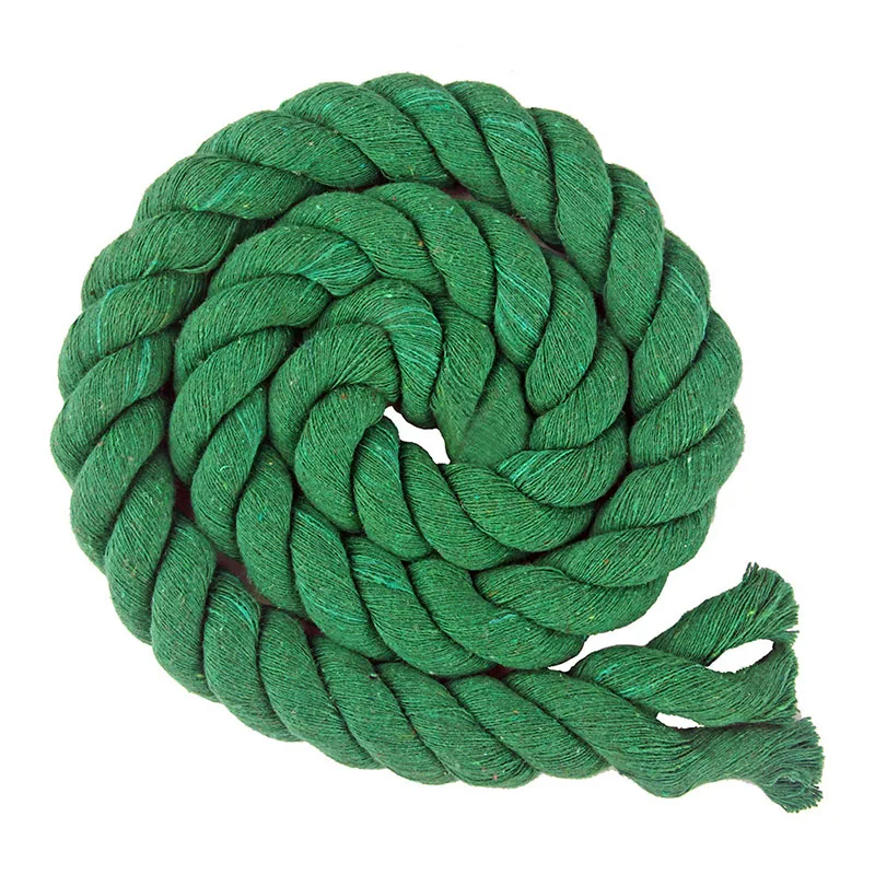 2Meters/5Meters Colorful Cotton Rope 20mm Thick Woven Cord High Strength Outdoor Camping Swing Rope DIY Accessories 14 Colors