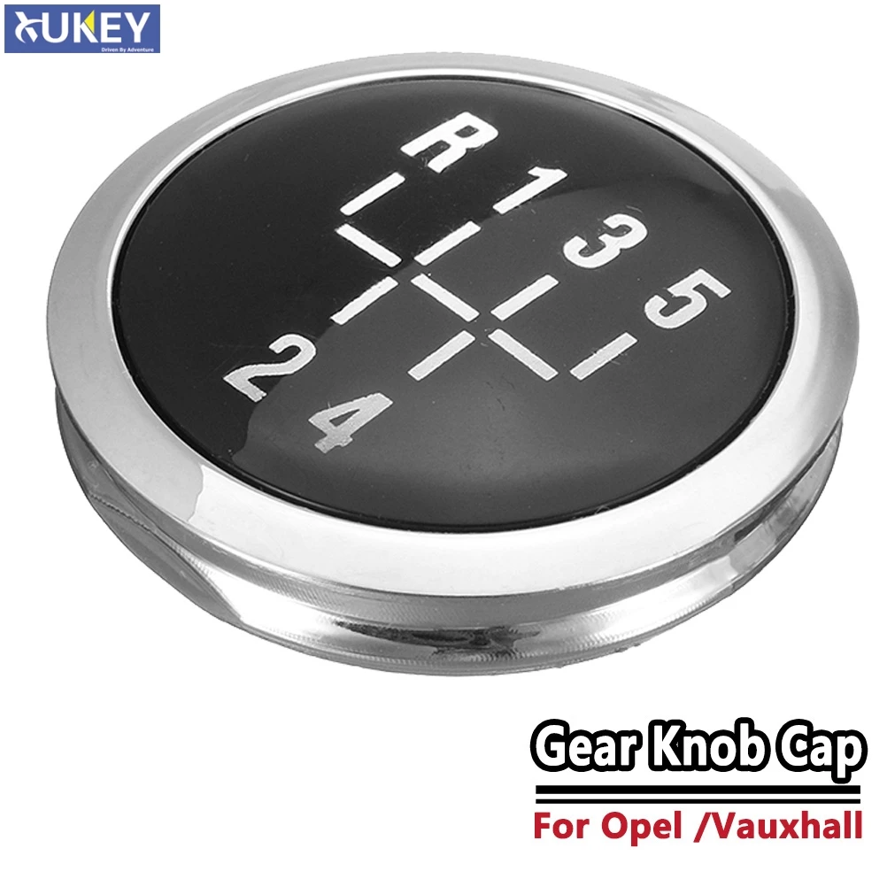 5 Speed Gear Shift Knob Cap Gear Knob Top Cover For Opel/Vauxhall Astra H Corsa D Vectra C Zafira B Antara Signum