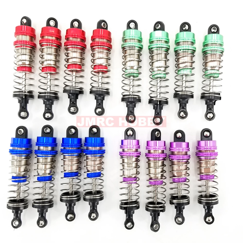 Wltoys Upgraded Shock Absorber 1/12 Front / Rear Metal Spring Damper For 124016/124017/124018/124019 RC Car Spare Parts