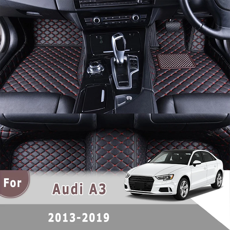 

Right Wheel Carpets Car Floor Mats For Audi A3 8V Sedan 2013 2014 2015 2016 2017 2018 2019 Auto Interior Accessories