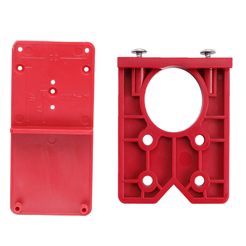 1 Sets Pink 35mm/40MM Hinge Drilling Woodworking Tool Guide Hinge Hole Drill Bit Guide Locator Hole Opener  Door Cabinet Tool