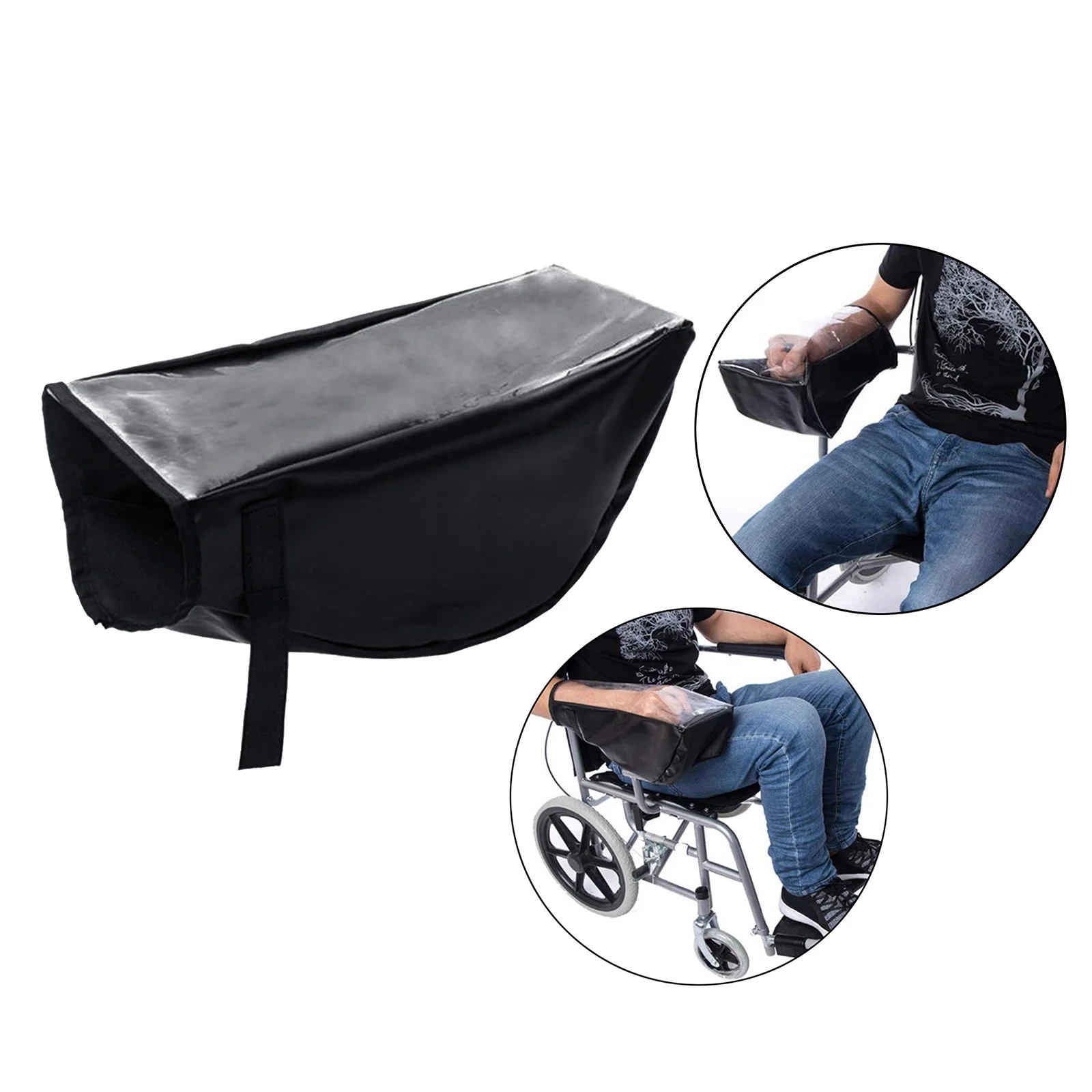 Electric Wheelchair Joystick Control Box Cover Guard Waterproof for Elderly Transport Wheelchair Accessories Wrist Cushion