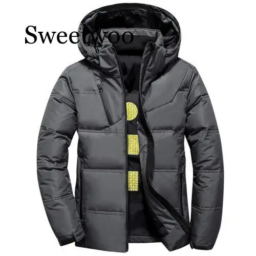 Abrigo elegante de invierno para hombre, chaqueta gruesa térmica de calidad, Parka, abrigo cálido