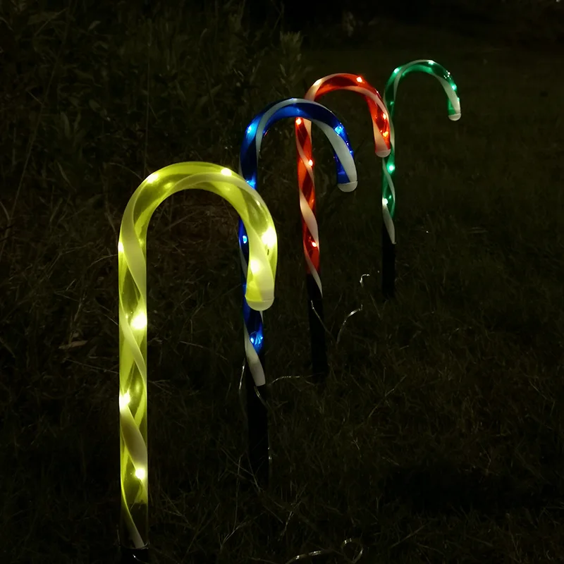 Imagem -03 - Lâmpadas Solares para Natal Peças Iluminação para Área Externa à Prova Dágua Decoração de Natal para Entrada de Jardim e Quintal