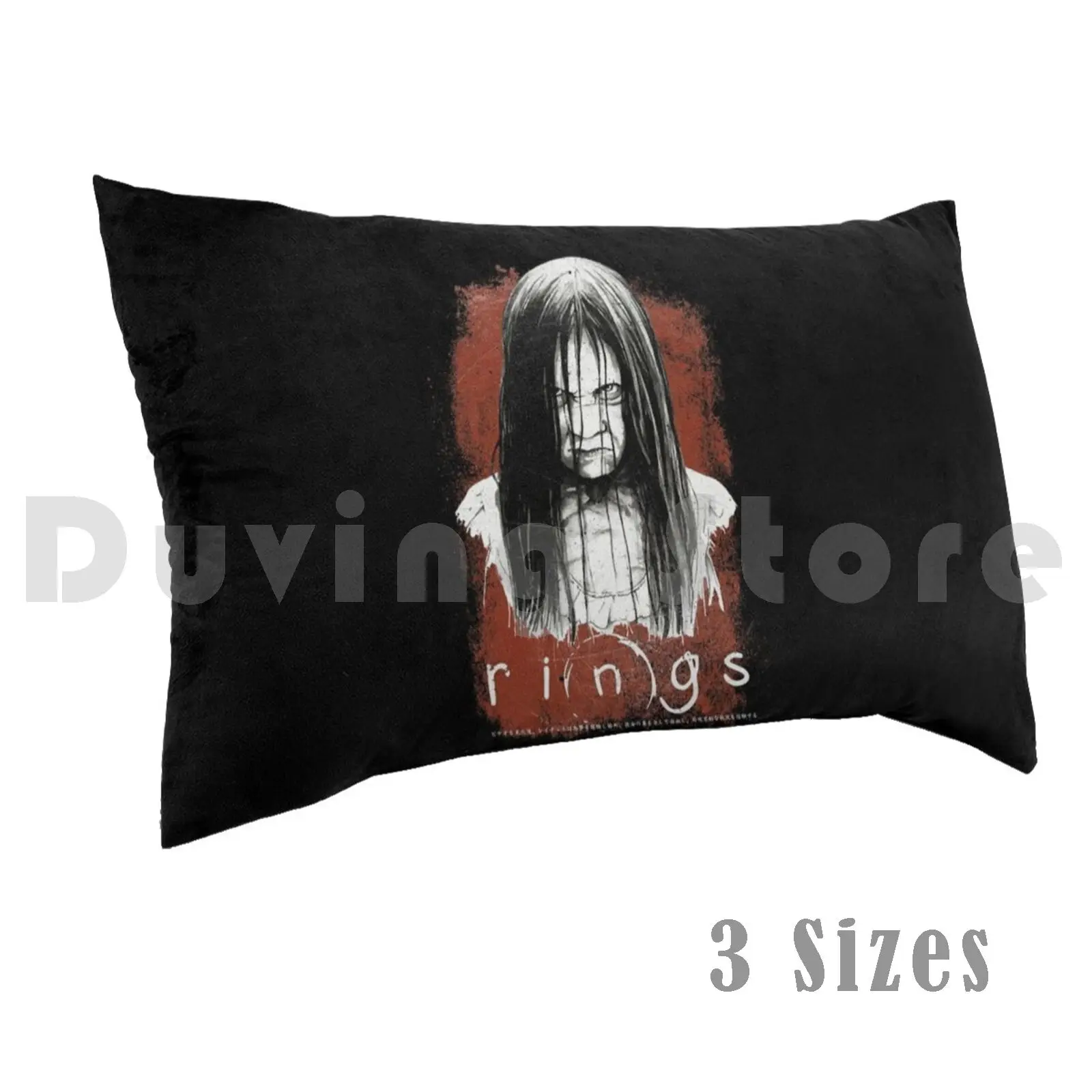 Samara Morgan-Scary Movies Pillow Case Printed 50x75 The Ring Rings Samara Scary Movies Cine Classics Horror