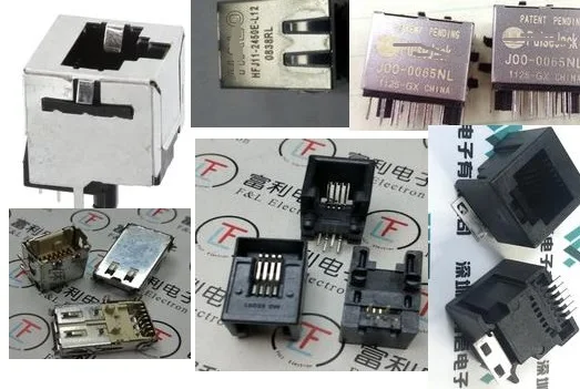 5PCS  RJ45 network port Connector     67285-0001   74780-0002     85502-5008    J11-2450E-L12RL      5557969-1   1-338086-3