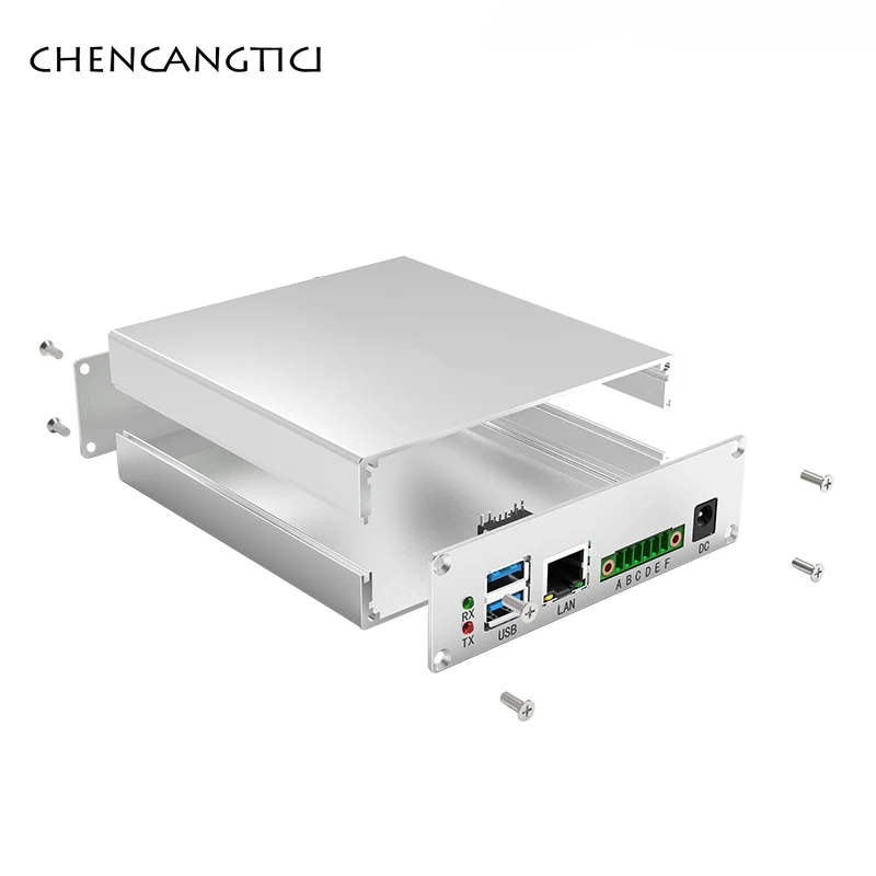Alumínio Alloy Meter Enclosure Chassis, DIY Qualidade Circuit Board, PCB Instrument Box, 114x33x120, 150, 1 Set