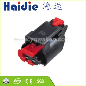 Free shipping 1set 2pin auto plastic waterproof connector plug cable wiring connector 1-1438608-1