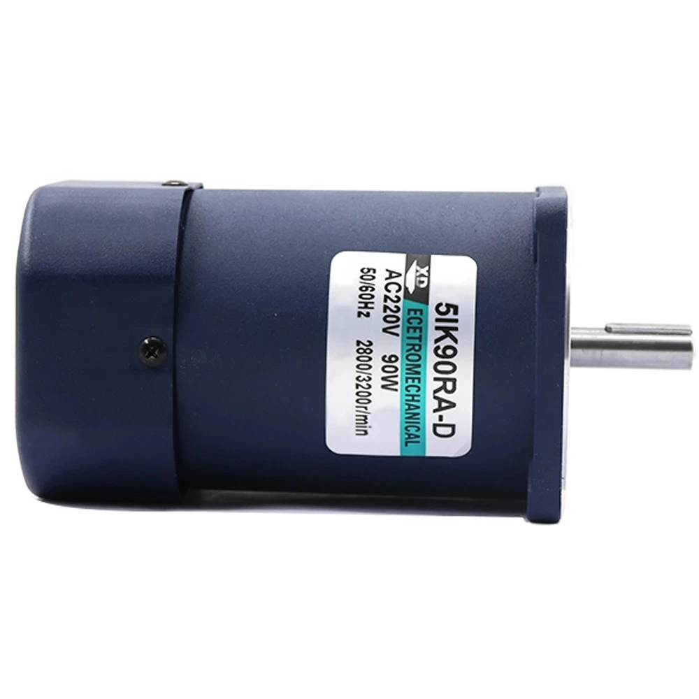 90W AC 220V High Speed Motors Single Phase 1400/2800RPM Induction Motor High Torque AC220V Speed Controller Reversible Electric