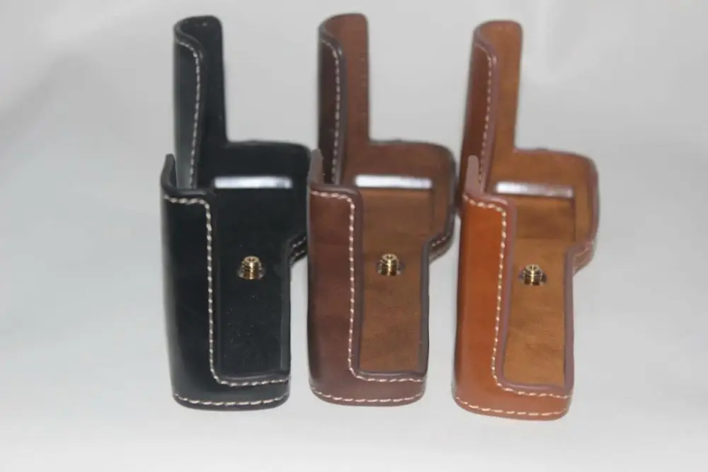 Сумка для видеокамеры, чехол для Fujifilm Fuji X-Pro3, Xpro3, полиуретановая ручка, половинчатый защитный чехол с отверстием для батареи