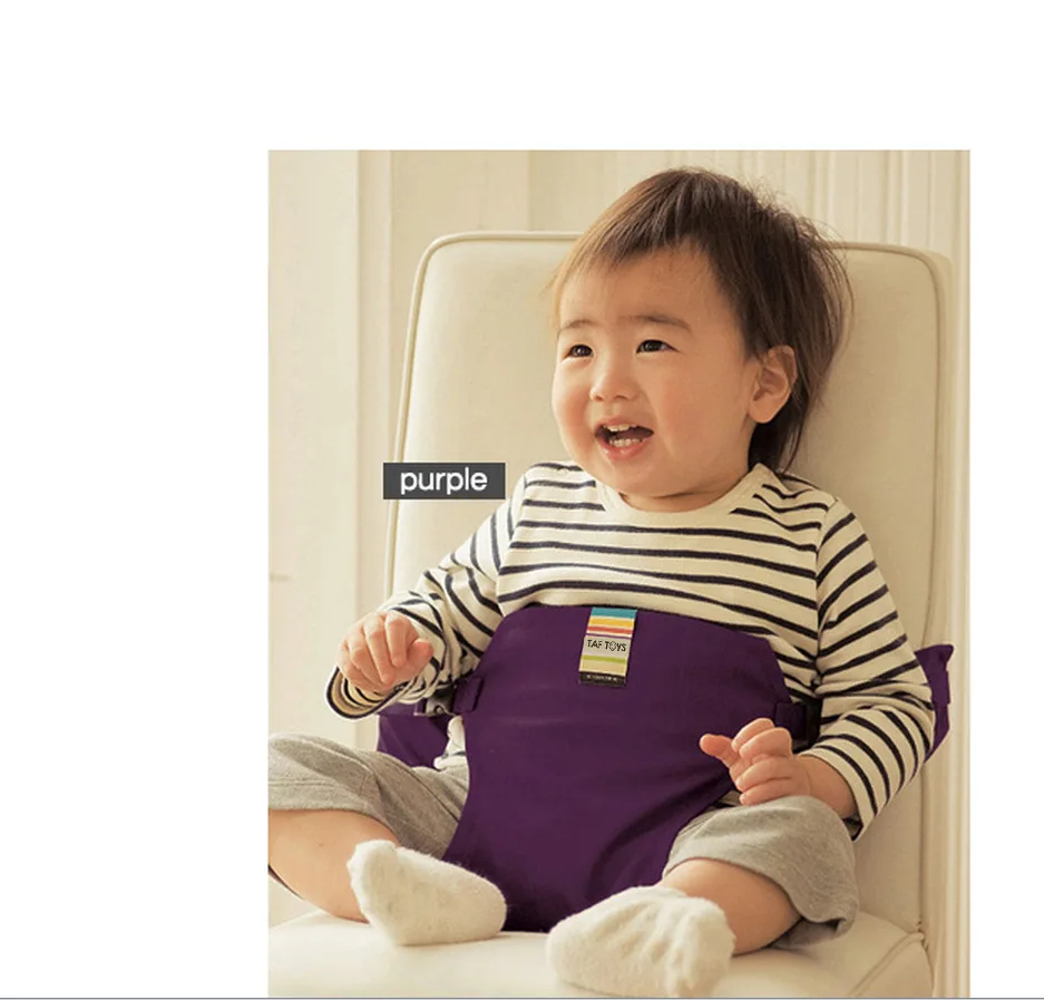 Adjustable  Baby Dining Belt Dining Chair Safety Belt Eating Bib Multi-purpose Baby Portable Chair Guard Belt to Prevent Falling