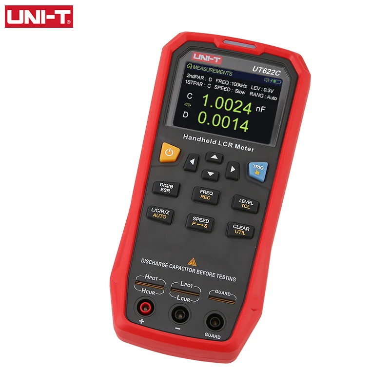 UNI-T UT622A UT622C UT622E High-precision LCR Meter Industrial Handheld Resistance Capacitance Tester