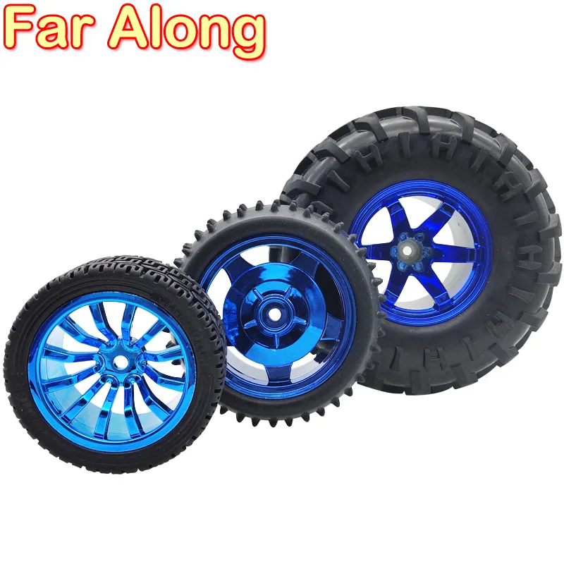 1 Piece Diameter 67MM/85MM/130MM toy car rubber wheels Use For DIY Toy Car Or Micro Motor