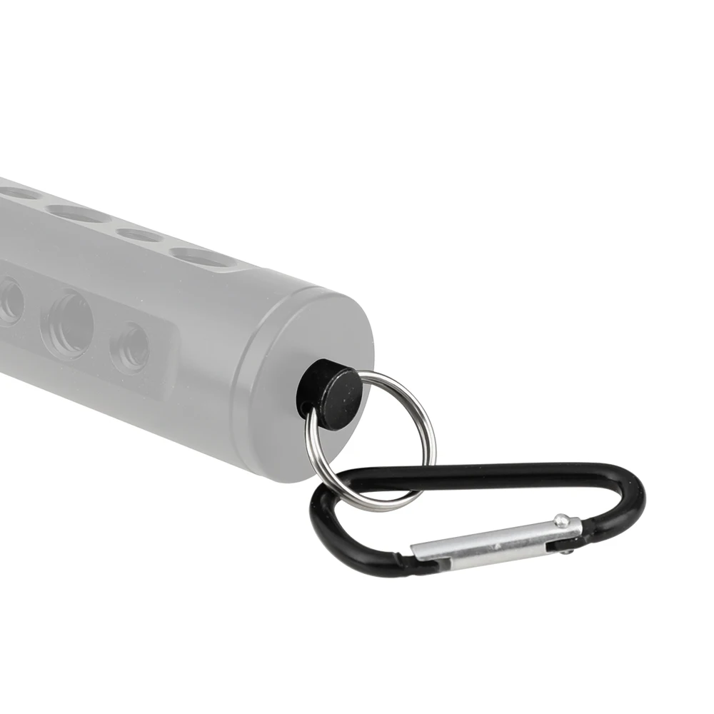 HDRIG-tornillo de cámara de anillo dividido de 1/4 pulgadas para agarre de mano, correa de cuello, anillo dividido portátil para MANGO de queso